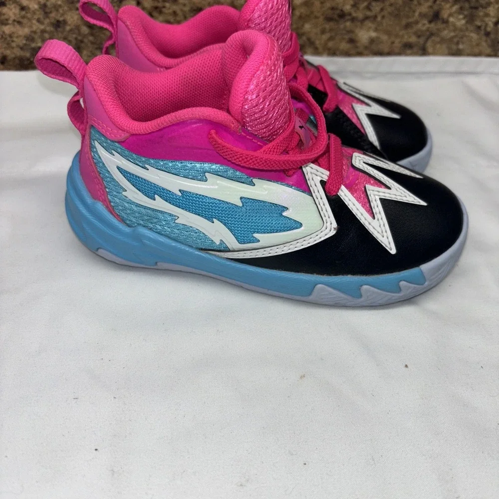 PUMA Scoot‎ Zeros Northern Lights Basketball Shoes 8C Bright Aqua 309966-02